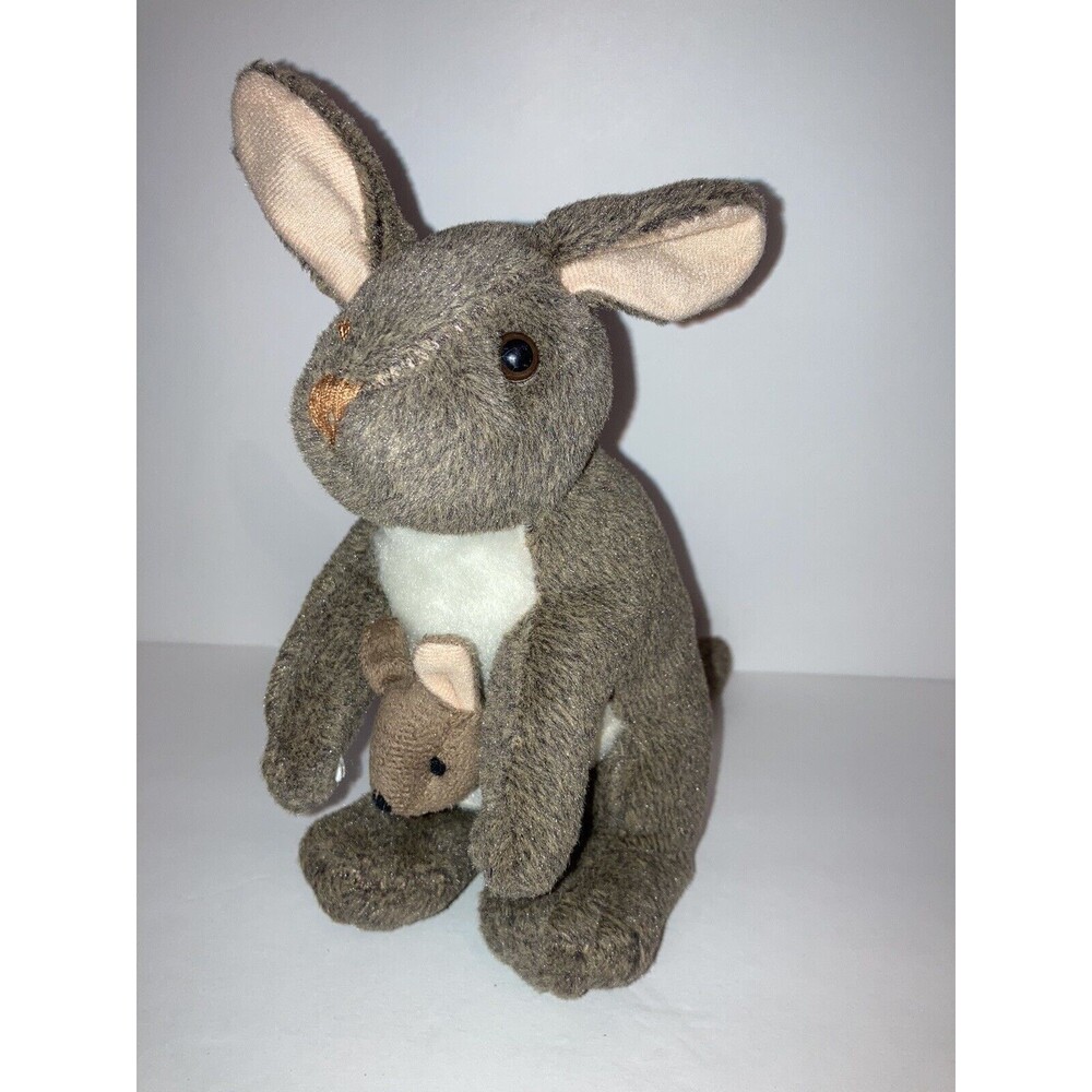 Wild Republic 2014 K&M International KANGAROO 8" Plush Stuffed Animal Joey Baby